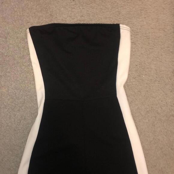 Misguided black and white hourglass jumpsuit - Picture 2 of 7